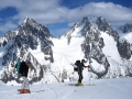 15582 - Aiguille d'Argentières - Couloir en Y - Massif du Mont-Blanc - Avril 2002