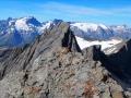 L'Aiguille Méridionale avec en toile de fond le Massif des Écrins