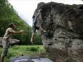 Secteur 1 d'Entraigues, bloc de Bolodie -  Bolodie 6c