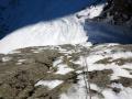 Le fond de la vallée est encore dans l'ombre