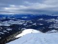 Descente de la Crête des Baumes, versant  ouest du Chauvet