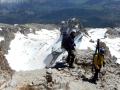 Nous surplombons les vallons du Grand Villard à gauche et Girier à droite