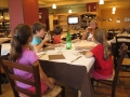 Au restaurant du refuge Sapienza