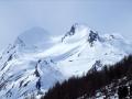 Depuis le Pont de l'Alpe : le Pic Blanc du Galibier