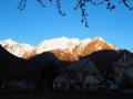 Départ bien matinal depuis le refuge du Clos Marie