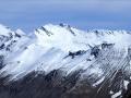 De gauche à droite : le Goléon, les Trois Évêchés, et le Pic Blanc du Galibier,