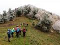 Montée au dessus du col de Plan Collet