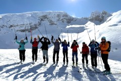 Au sommet d'une petite bosse face au vallon des Barges