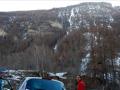 La cascade depuis le parking