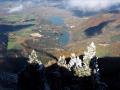 Tout en bas le lac du Sautet