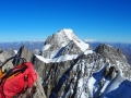 La Vierge et au centre les Grandes Jorasses