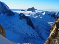 L'Aiguille du Midi tout au fond