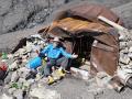 Un abri bivouac en piteux état !