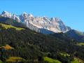 Le versant nord des Dents du Midi depuis la route sous le Pas de Morgin