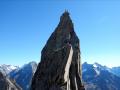 Le Sommet de l'Aiguille de la Dibona depuis les Clochetons