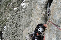 Un petit tour dans les 3 premières longueurs de la Madier