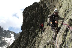 Traversée vers l'arête et les cannelures Stofer