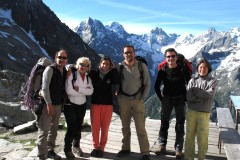Gardiennes et clients du refuge du Soreiller
