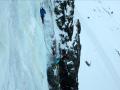 Depuis Supercramp Directe, une chouette vue  sur le premier relai de la Grotte