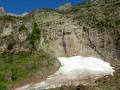 La Dalle de Chantelouve et son petit glacier...