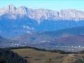 De droite à gauche les villages de Pierre-Châtel et de la Motte d'Aveillans