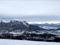 De gauche à droite; l'Obiou, le Chatel et le Vercors