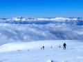 Tout au loin, la barrière est du Vercors