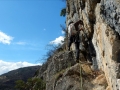 Pascal au départ des 2 dernières longuers faites en une