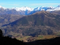 Le Beaumont avec au centre la bosse du Chauvet