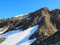 La partie terminale de la crête des Rochers du Serre