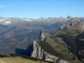 Petit et Grand Brechon en descendant de la Tête de l'Aupet