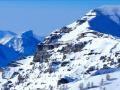 De gauche à droite : la Montagne de Faraut, la Brèche de Faraut et le Pic Queyrel