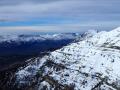 En toile de fond le massif du Dévoluy