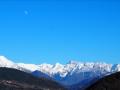 La lune au dessus de nos montagnes