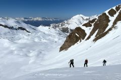 L'arrivée au Col de Fleurendon