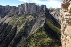 La magnifique face est des Rochers du Parquet