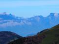 Le Massif de la Chartreuse avec Chamechaude, le Grand Som et la Dent de Crolles