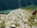 A l'aplomb du Lac de l'Orceyrette