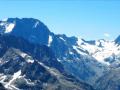 A droite le glacier de la Pilatte et les Bans