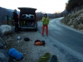 Sur la route des Grottes de Choranche, à l'aplomb du Triangle de Choranche