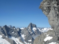 Au centre l'Aiguille du Plat de la Selle