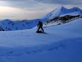 Au Col de Combeau avec sur la droite la Petite Autane