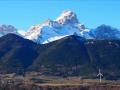 L'Obiou au dessus du plateau de Pellafol