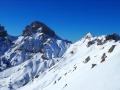 La Tête de Garnesier et le Roc de Garnesier séparés par le Col de Corps