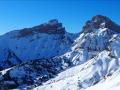 La Tête de Garnesier et le Roc de Garnesier séparés par le Col de Corps