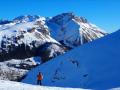 Pied-Gros à gauche et la Tête de la Cluse à droite encadrent le vallon de la Cluse