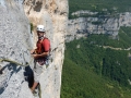 La superbe 5ème longueur en 5c/6a