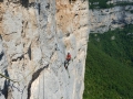 La superbe 5ème longueur en 5c/6a