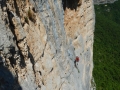 La superbe 5ème longueur en 5c/6a