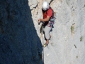 La superbe 5ème longueur en 5c/6a